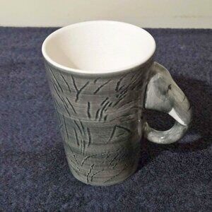 Hand-Painted Elephant Mug – Large 8” Tall